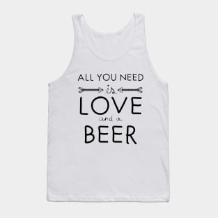 All you need is love : Beer Tank Top